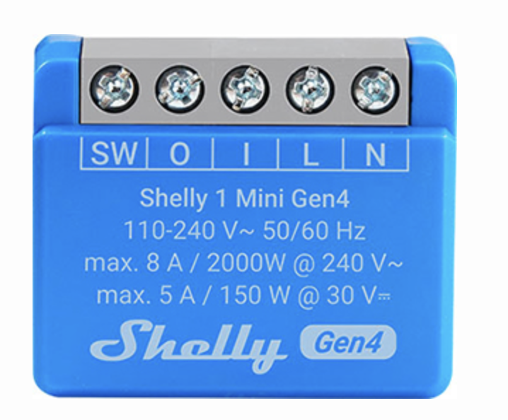 Shelly 1 Mini Gen4 1